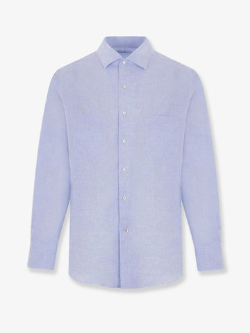 LORO PIANA Andrè linen shirt