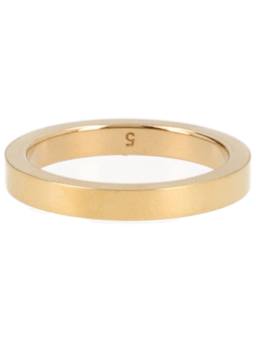 Maison Margiela - ANELLO CON LOGO Unisex gold