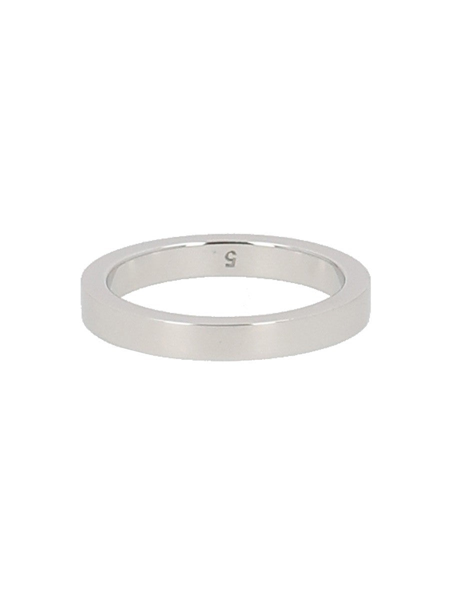Maison Margiela - ANELLO CON LOGO Unisex Silver