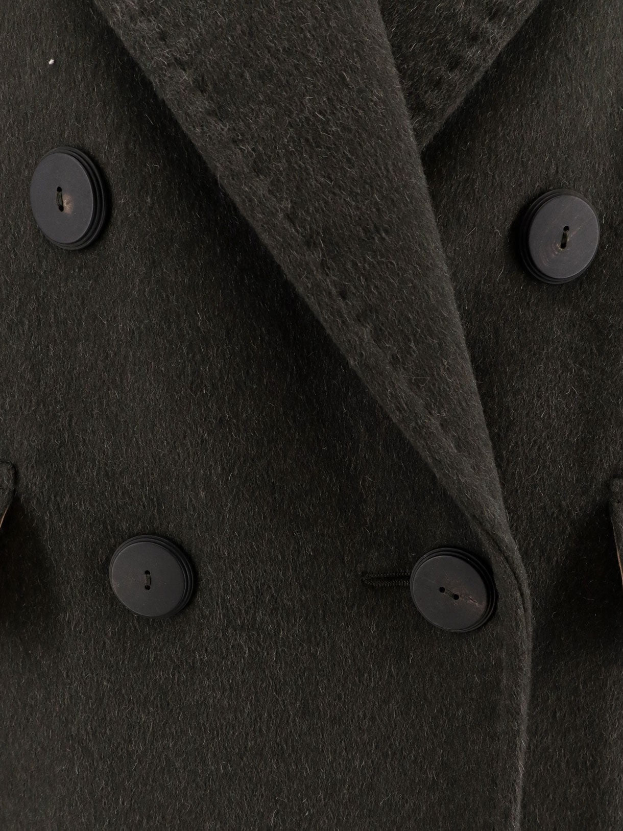 Angus alpaca and cashmere coat