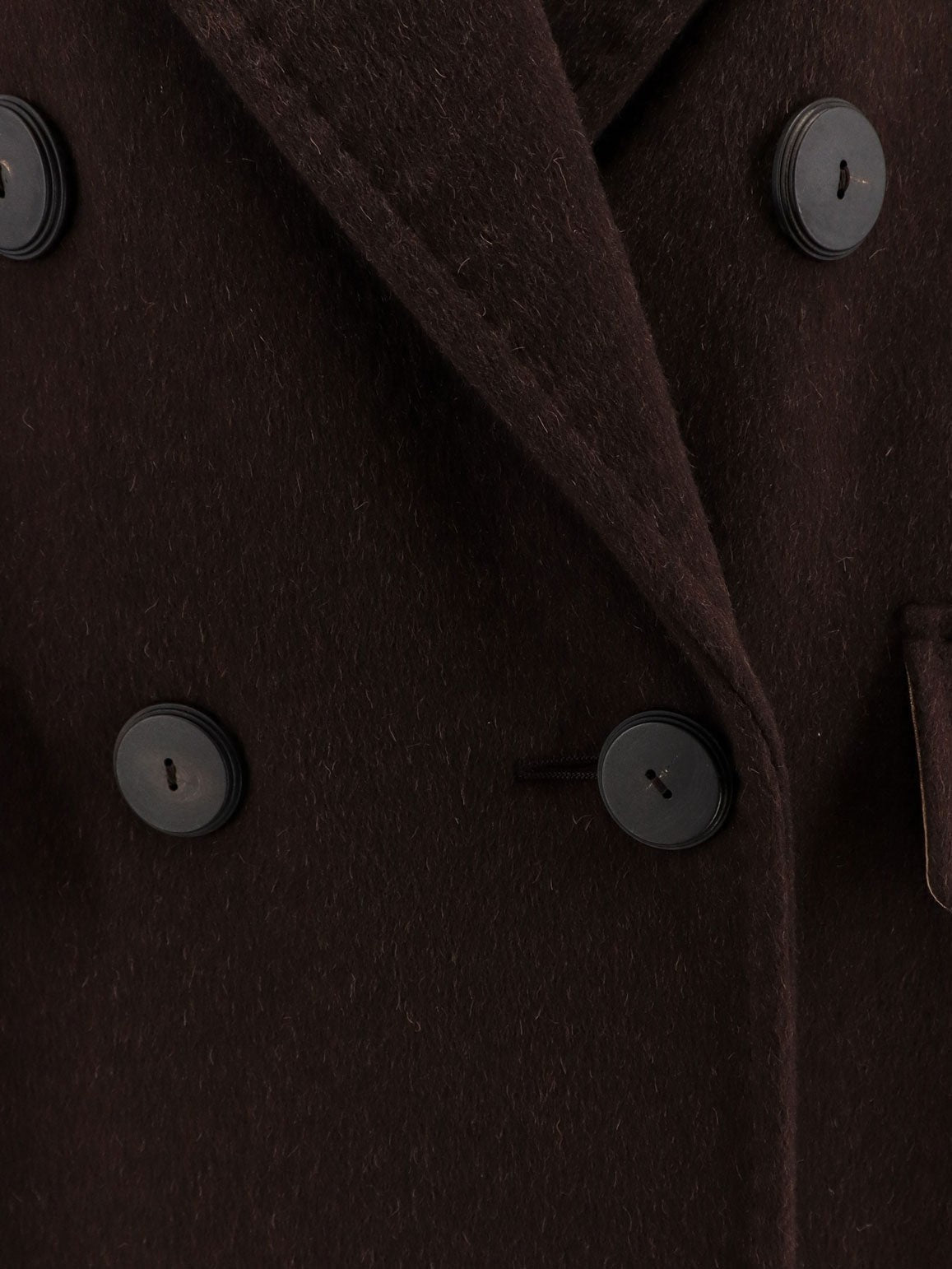 Angus cashmere and alpaca coat