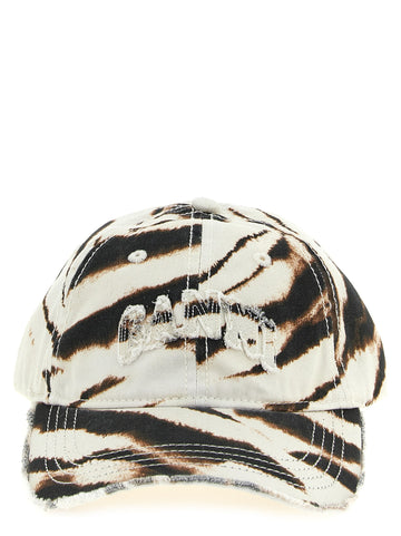 GANNI - Animal print cap