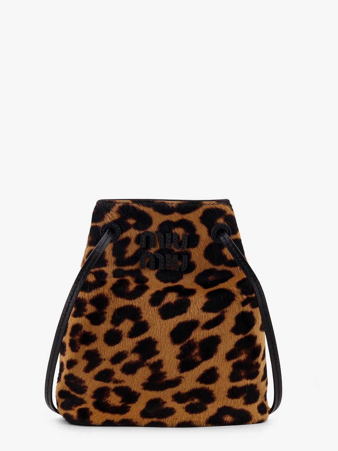 Miu Miu Animal print leather crossbody bag