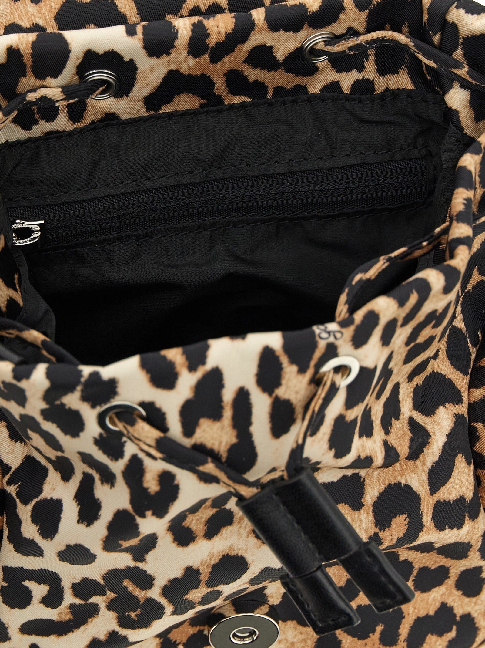 GANNI - Animalier 'Bucky' backpack