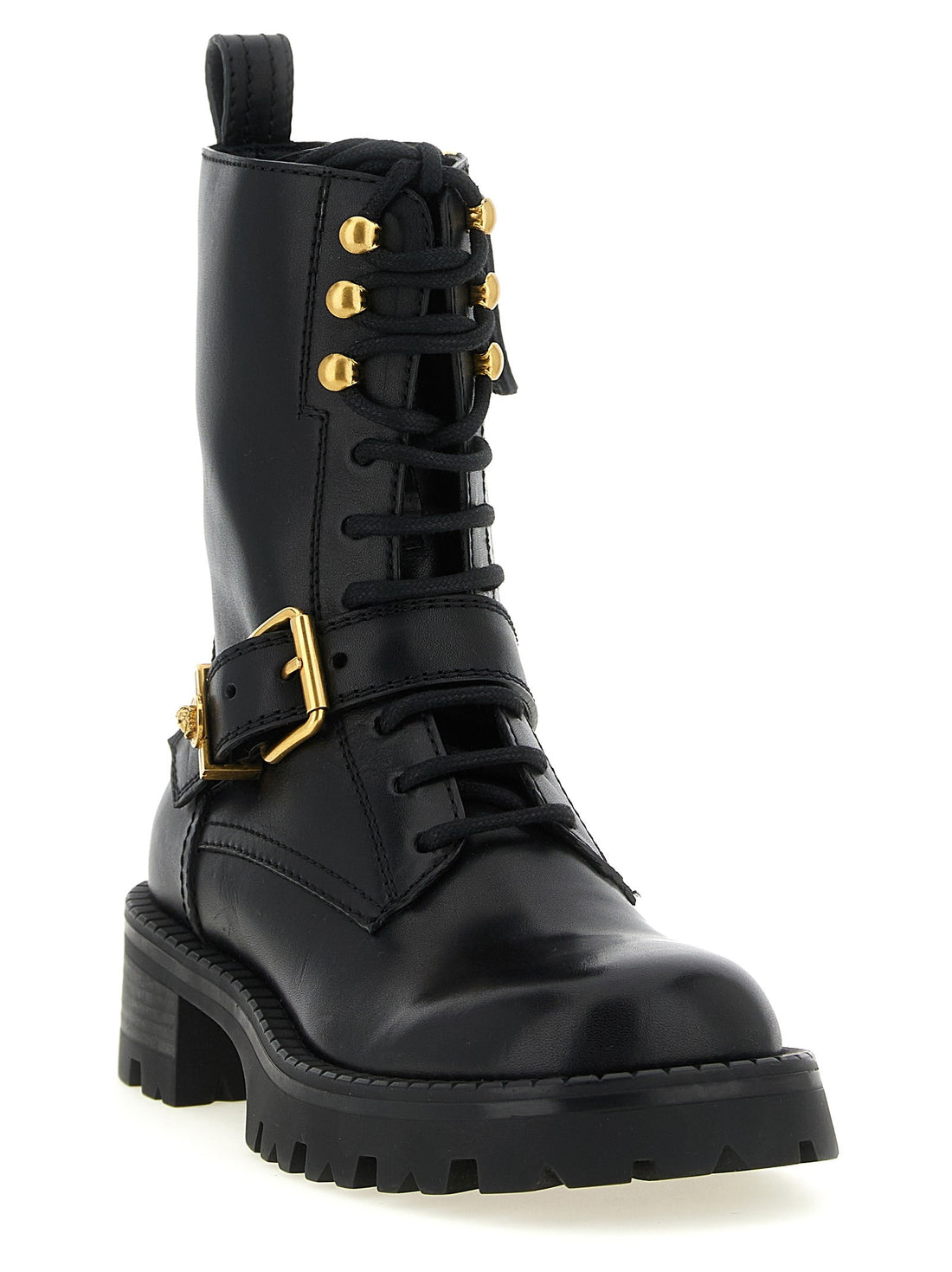 Versace - Ankle boots with buckle Black