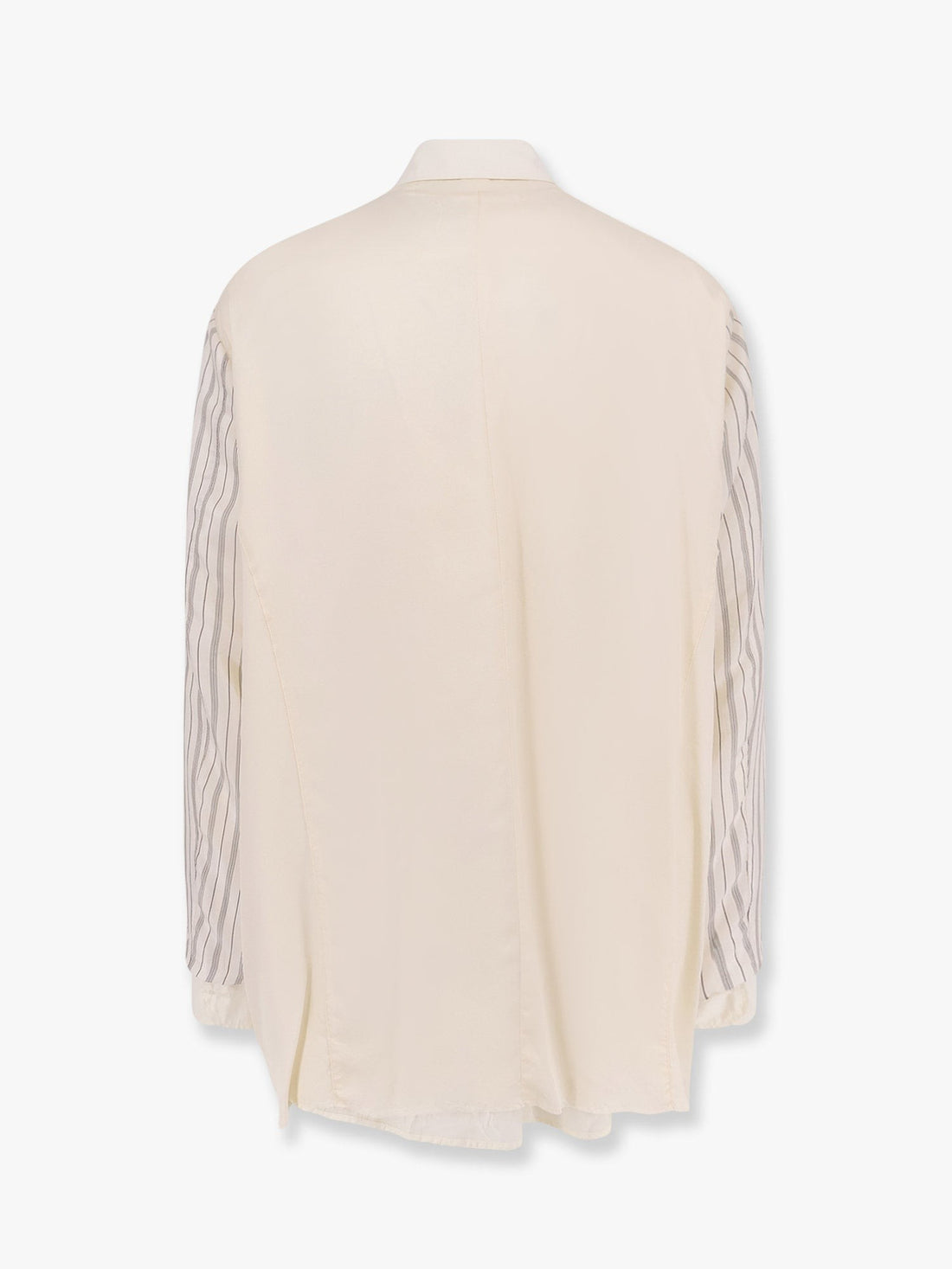 Anonymity of the lining reversible wool blend blazer