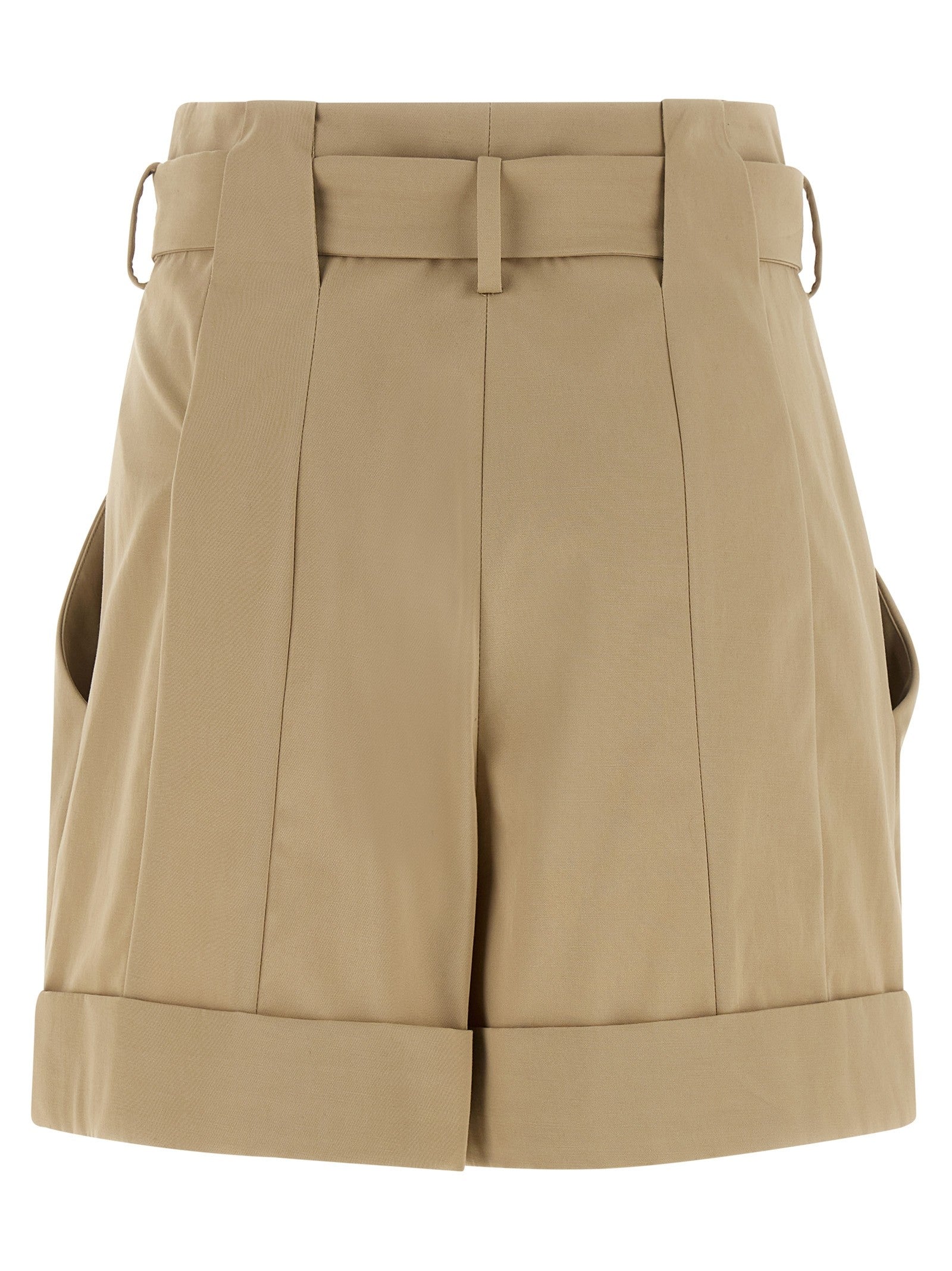 Balmain - 'Anthem' buckle shorts