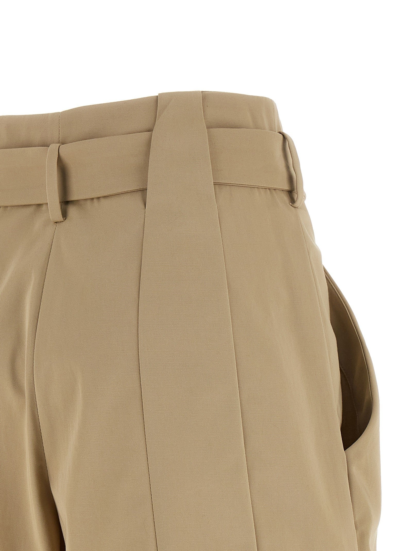 Balmain - 'Anthem' buckle shorts