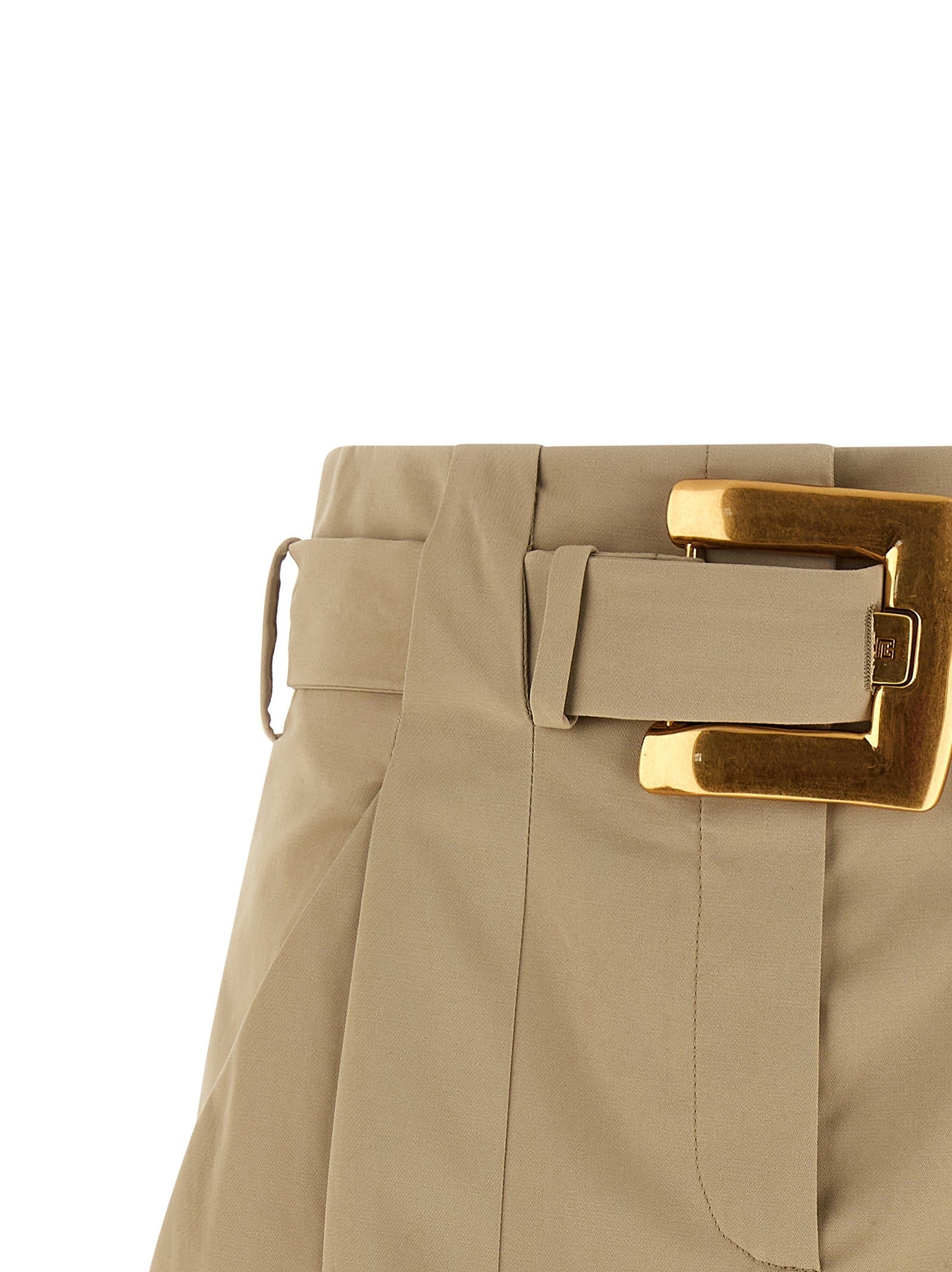 Balmain - 'Anthem' buckle shorts