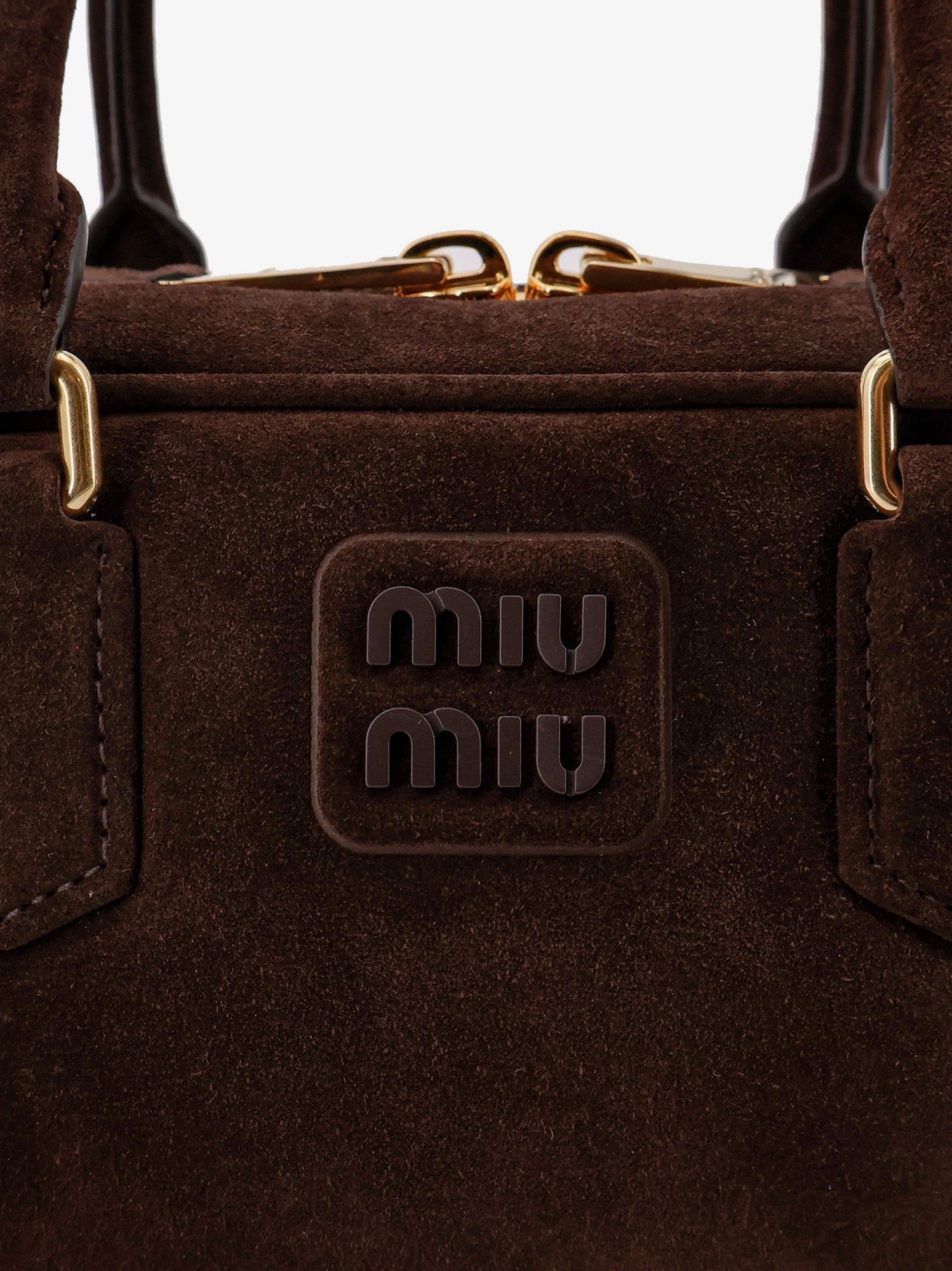 Miu Miu Arcadie suede shoulder bag