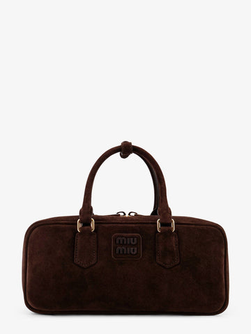Miu Miu Arcadie suede shoulder bag