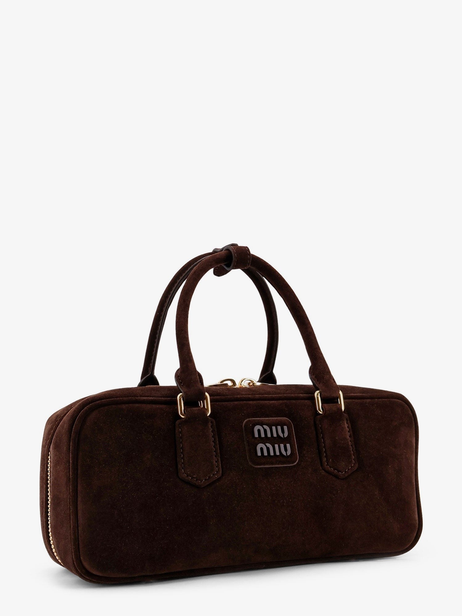 Miu Miu Arcadie suede shoulder bag