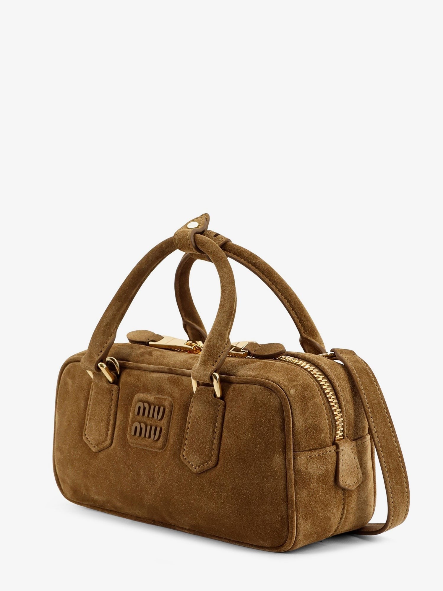 Miu Miu Arcadie suede shoulder bag