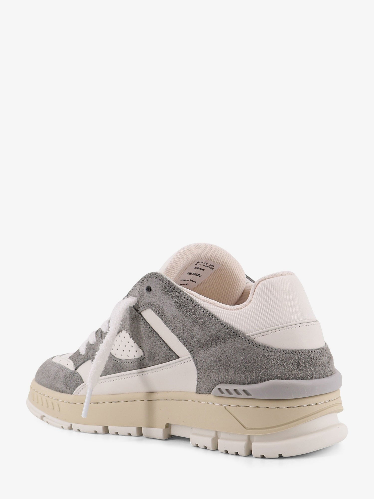 Area Lo low-top suede and leather sneakers