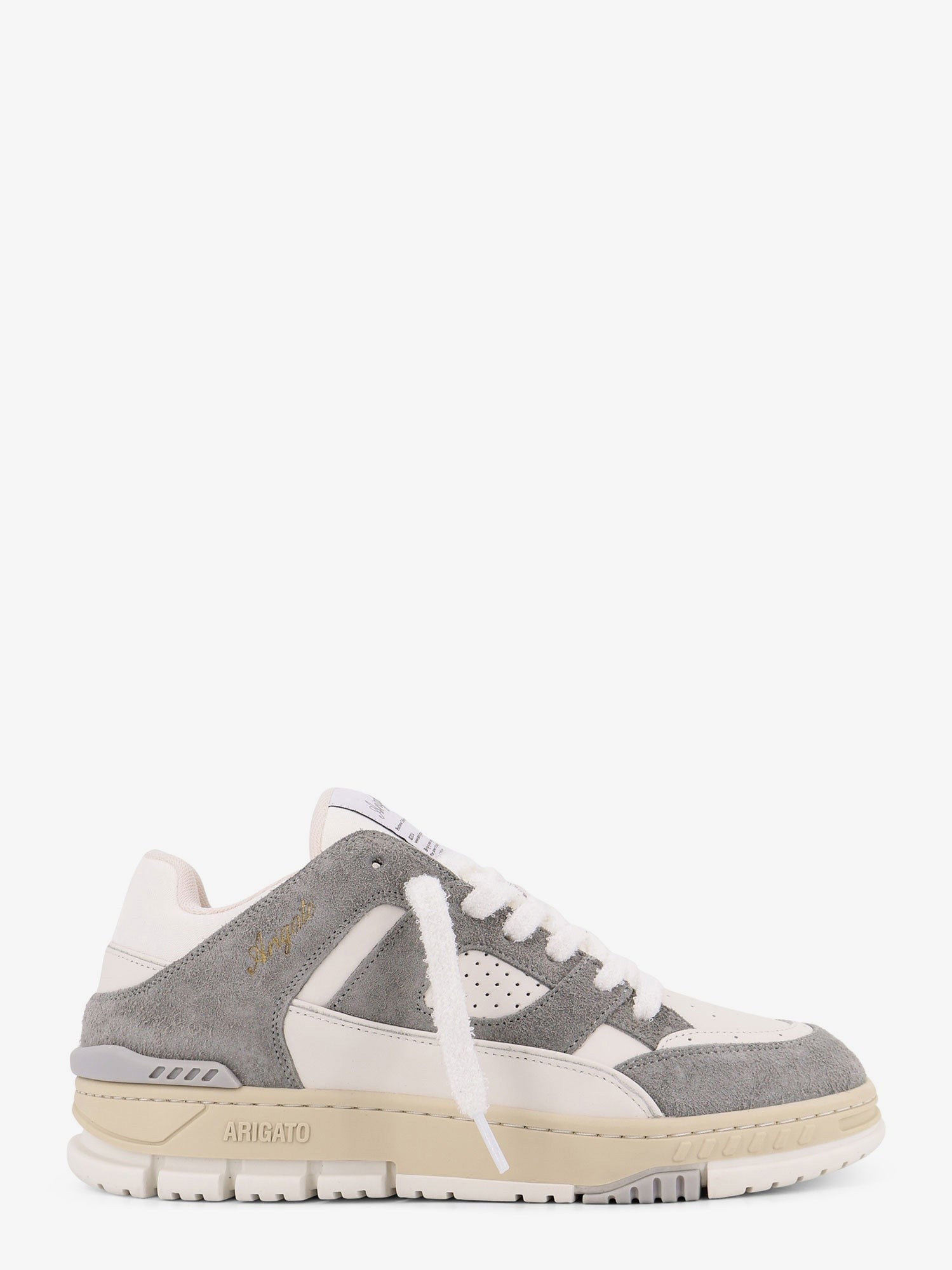 Area Lo low-top suede and leather sneakers