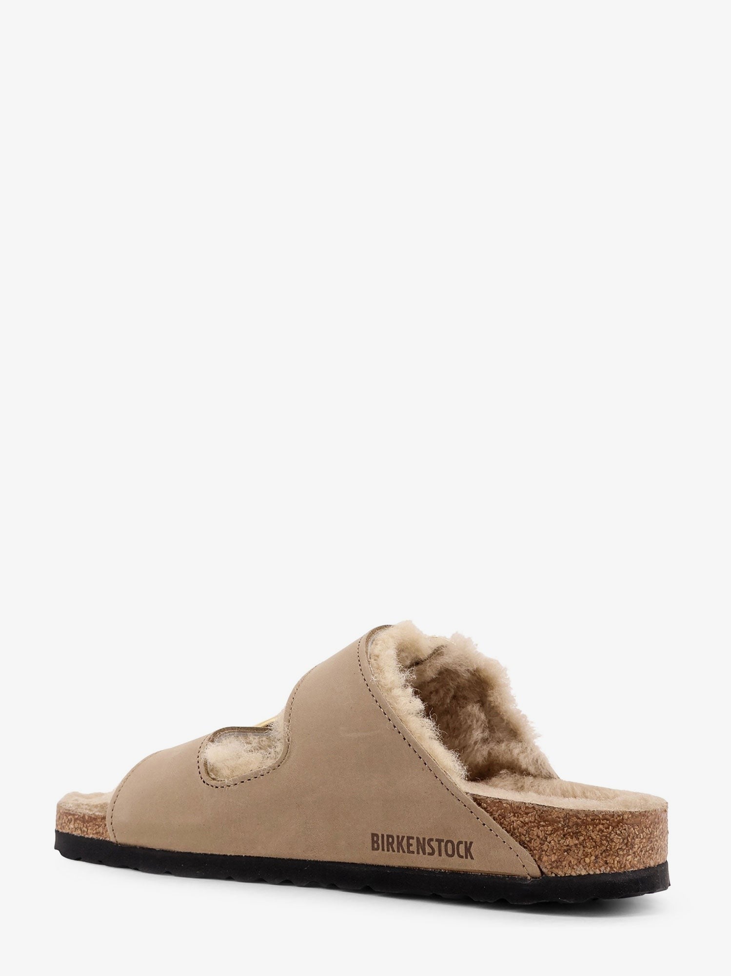 Arizona Big Buckle Shearling sandals