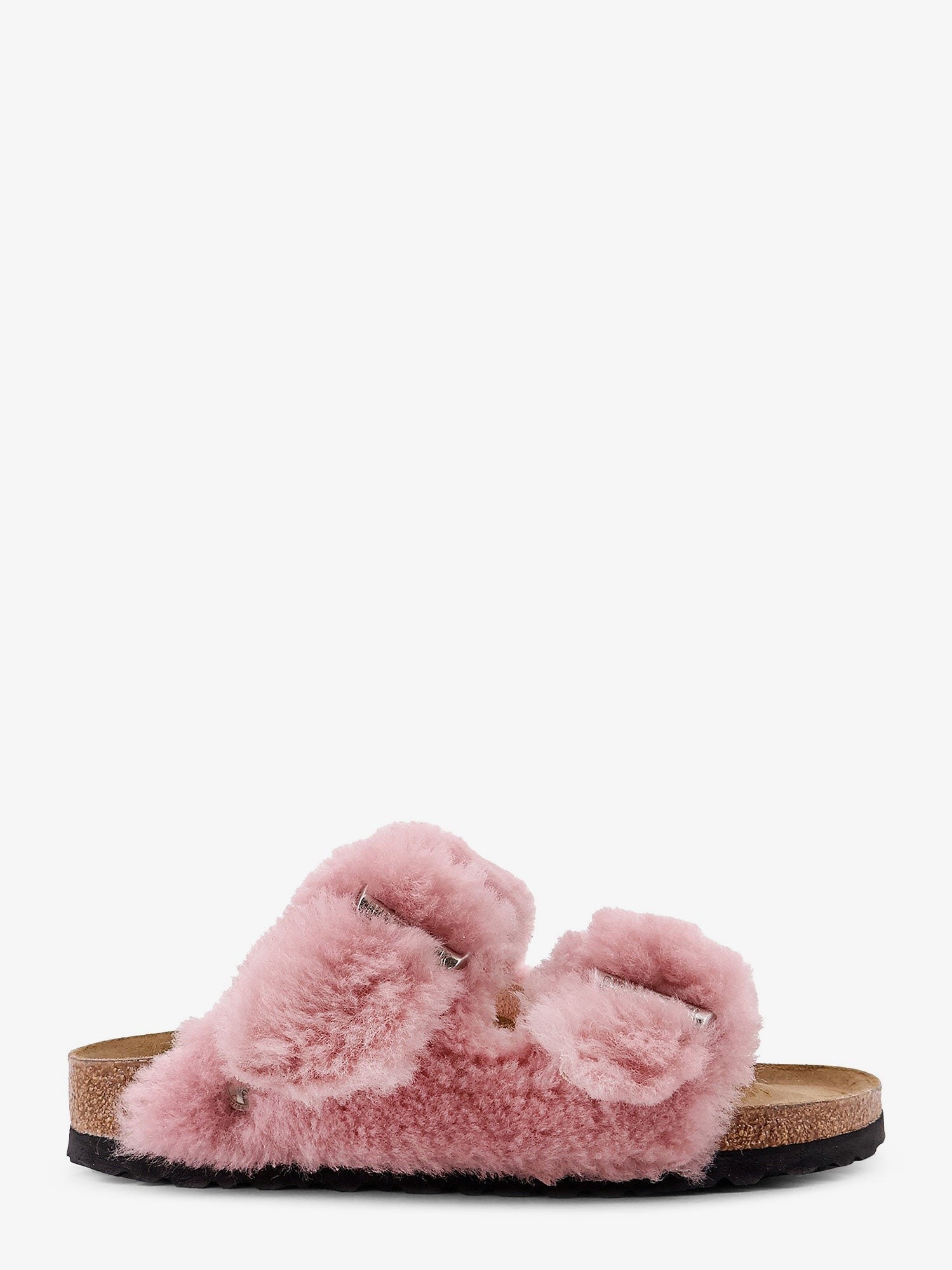 Arizona faux fur low sandals