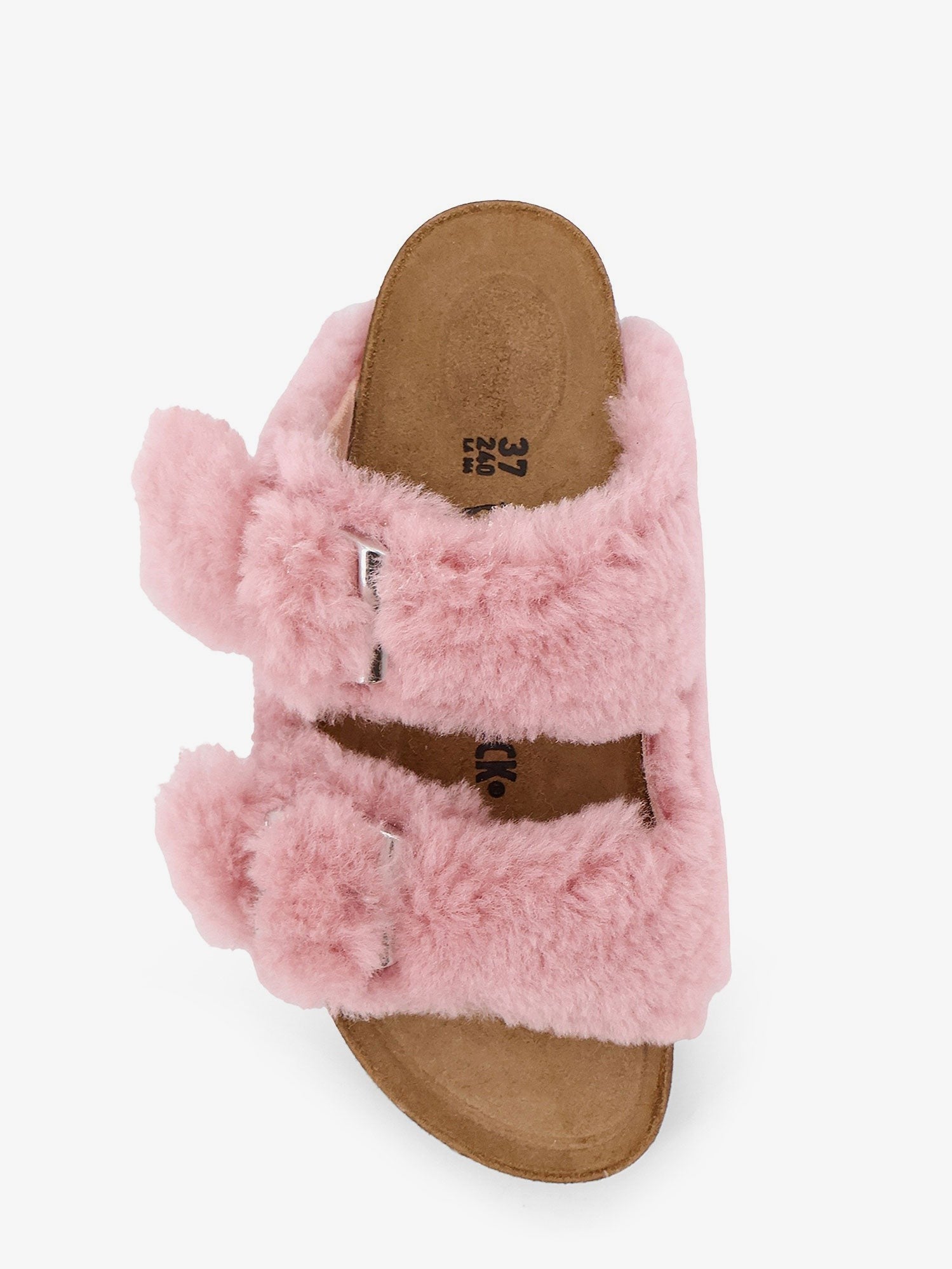 Arizona faux fur low sandals