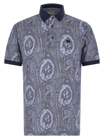 Etro - 'Arnica Paisley' polo shirt