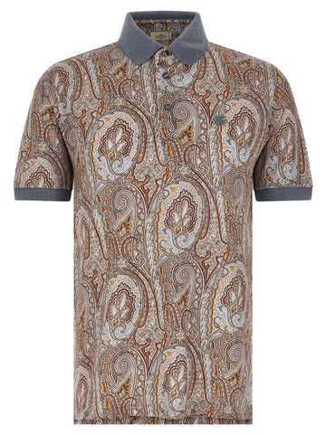 Etro - 'Arnica Paisley' polo shirt