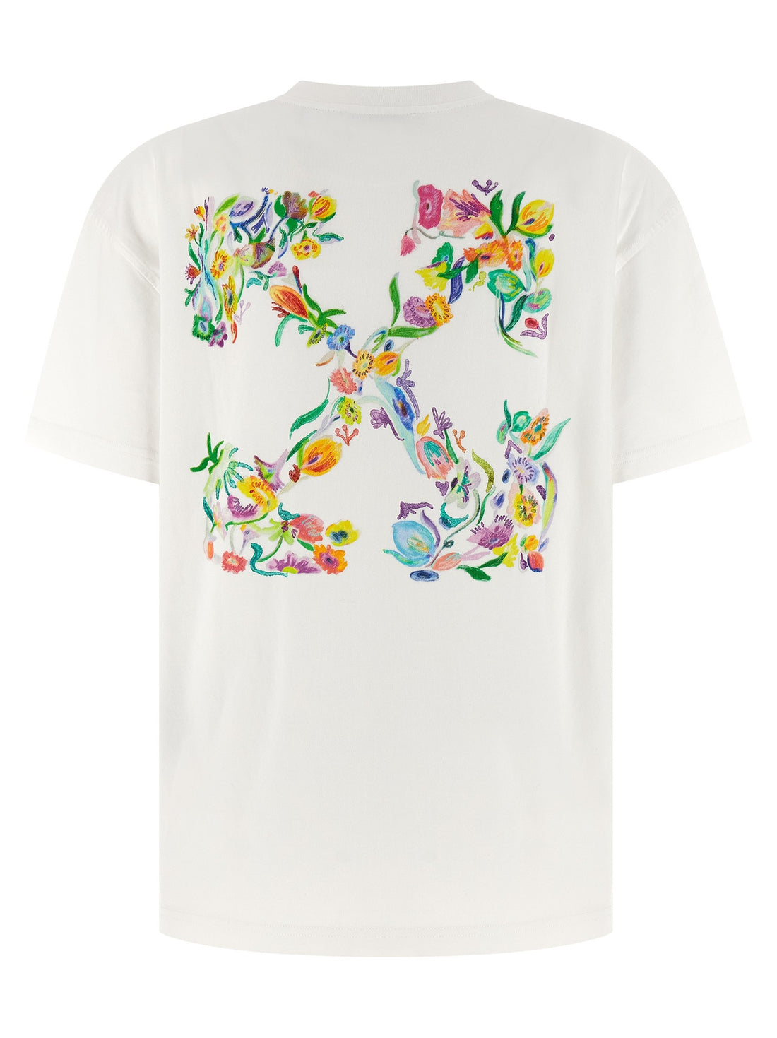 Off White - 'Arrow Glowing Flower' T-shirt