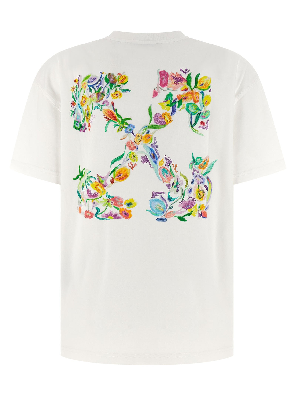 Off White - 'Arrow Glowing Flower' T-shirt