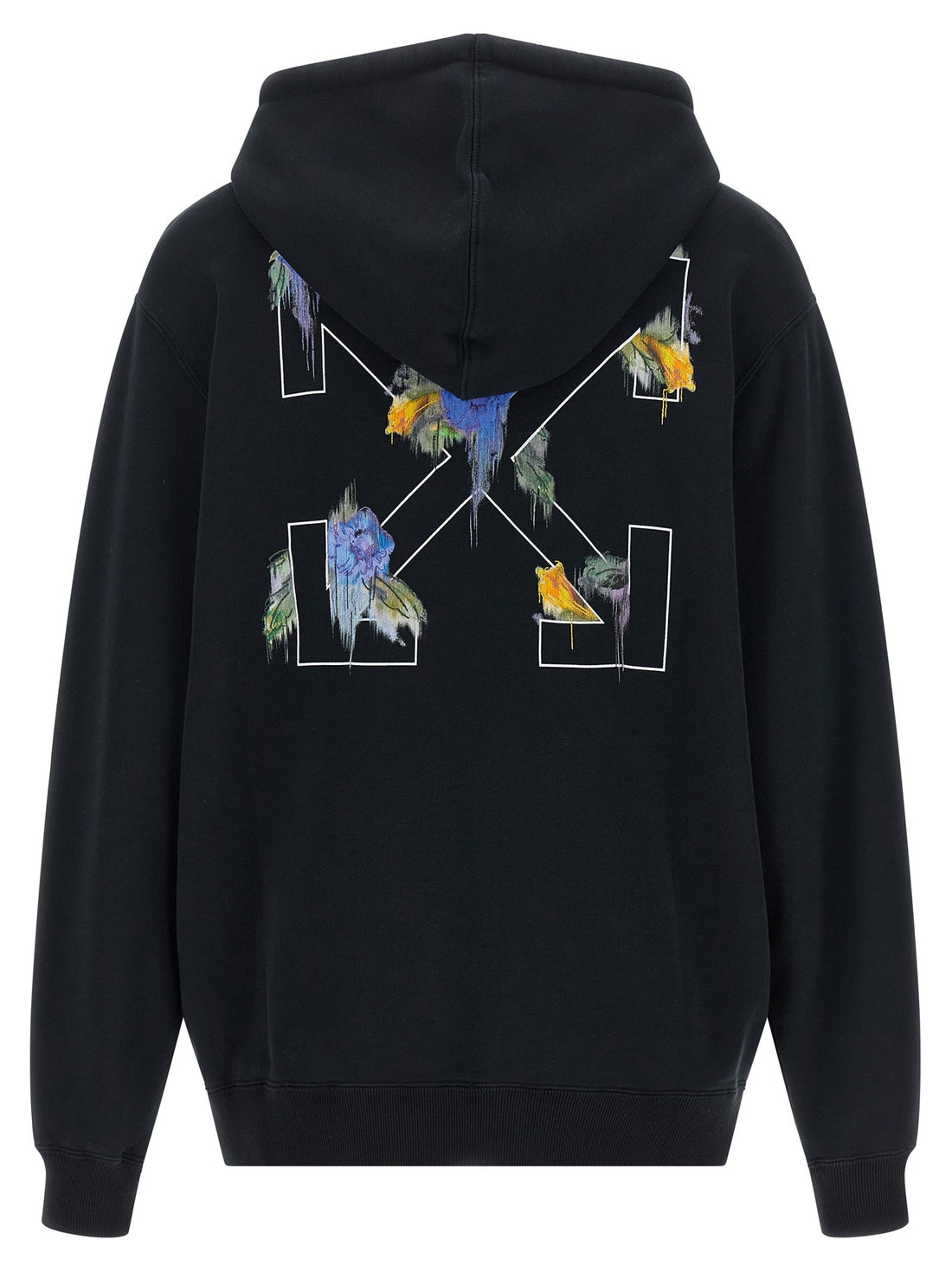 Off White - 'Arrow Out Flower' hoodie