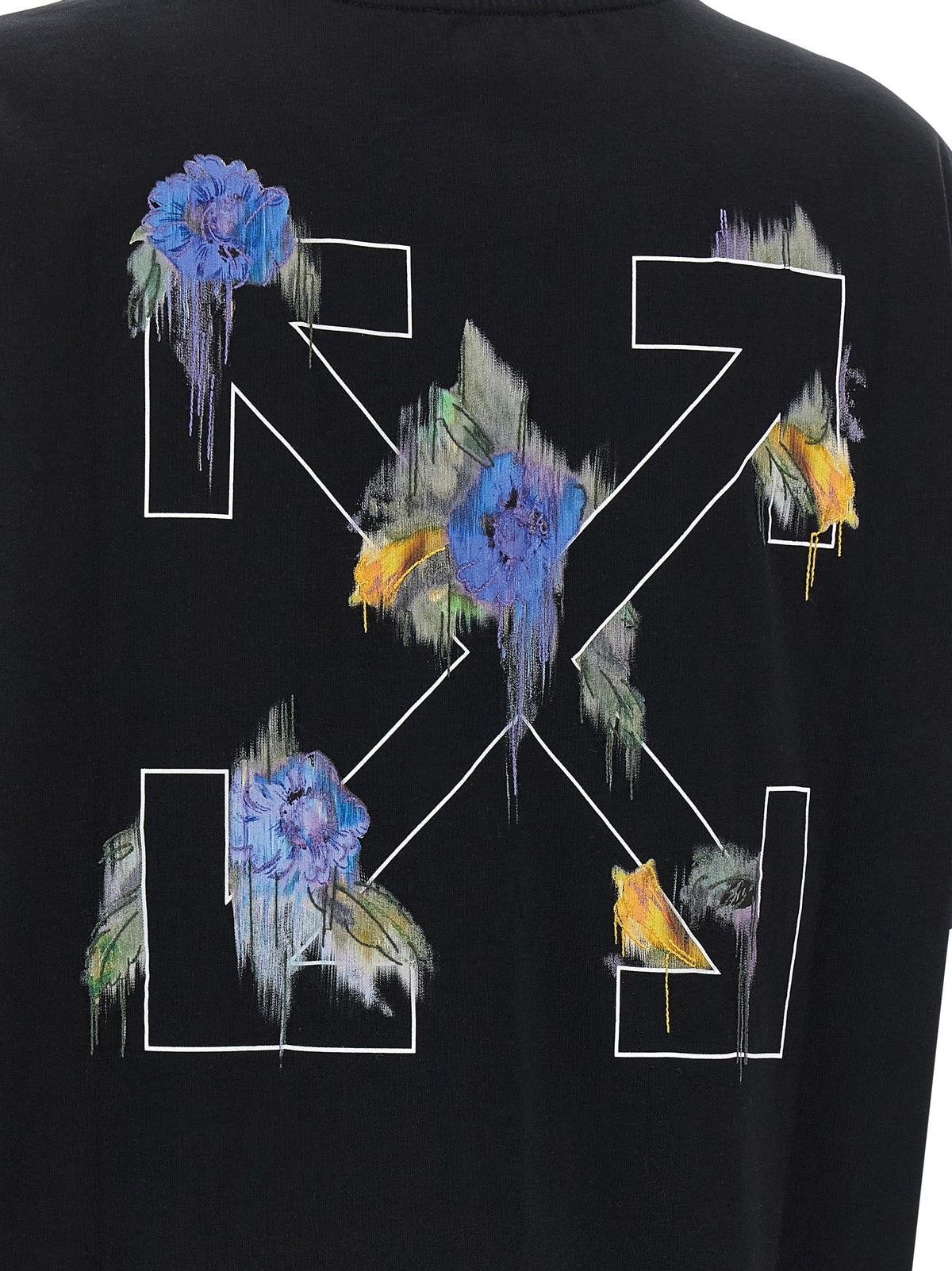 Off White - 'Arrow Out Flower' T-shirt