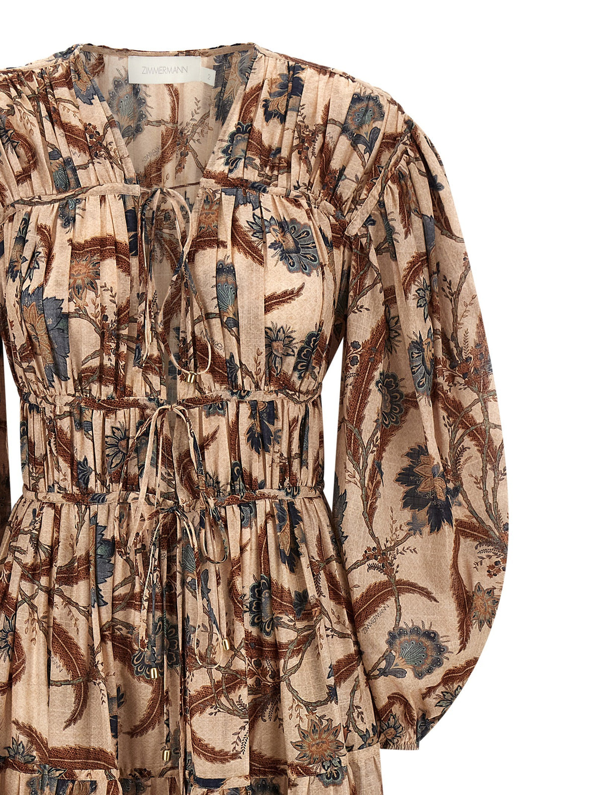 ZIMMERMANN - 'Ascension Tie Billow Maxi' dress