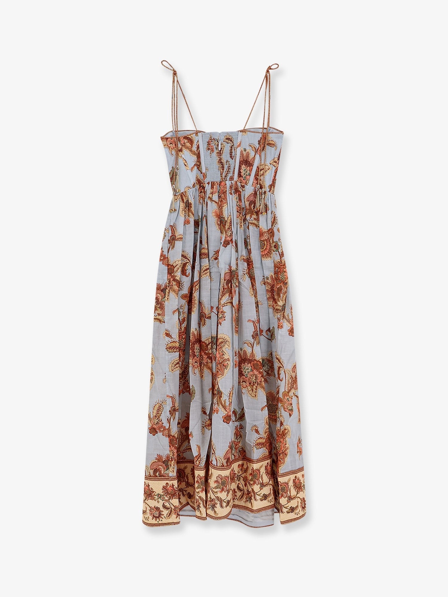 ZIMMERMANN ZIMMERMANN - Aster Corset cototn midi dress