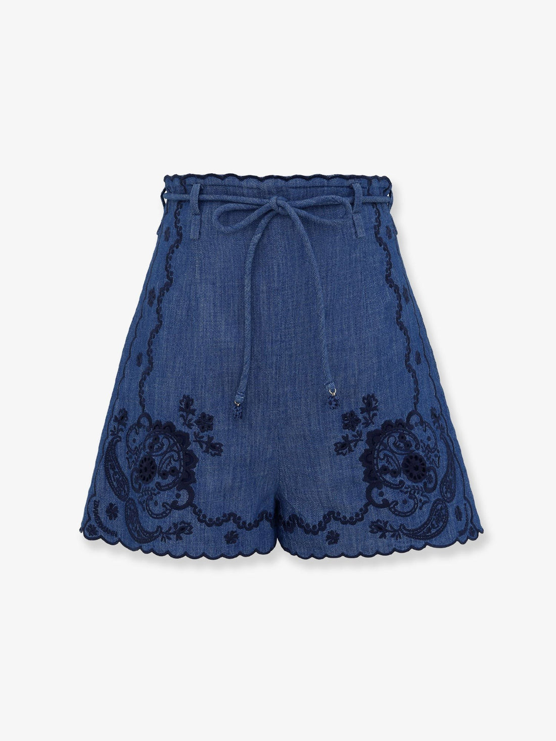 ZIMMERMANN - Aster embroidered denim shorts aster-embroidered-denim-shorts_dc6de73b-27b5-4fb7-905d-a92f40f4f759