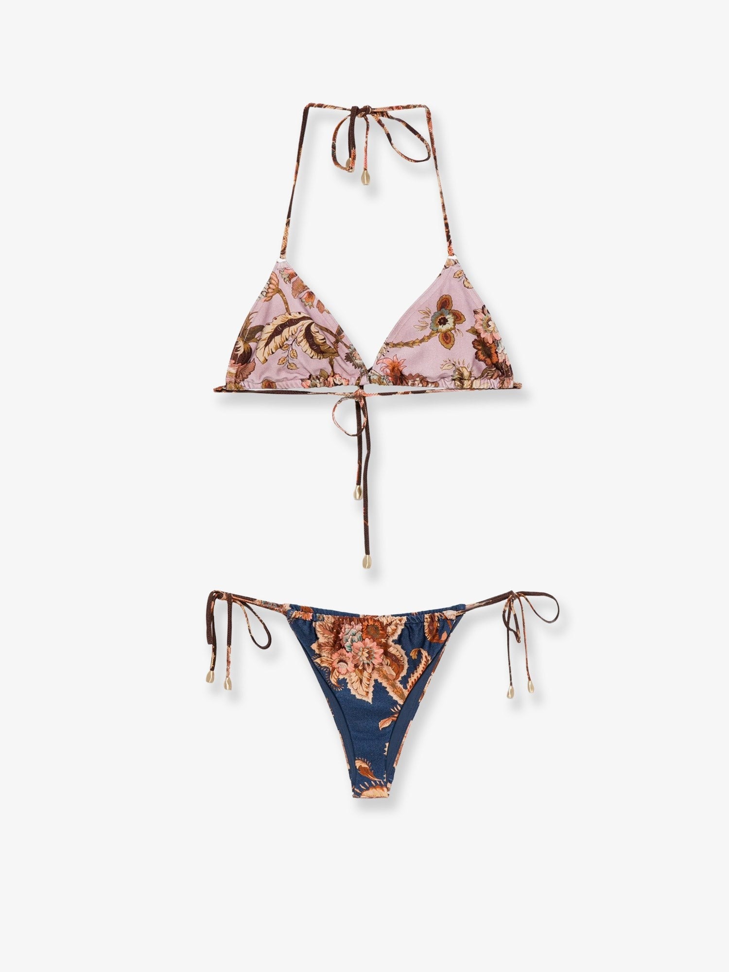 ZIMMERMANN ZIMMERMANN - Aster nylon bikini with paisley print