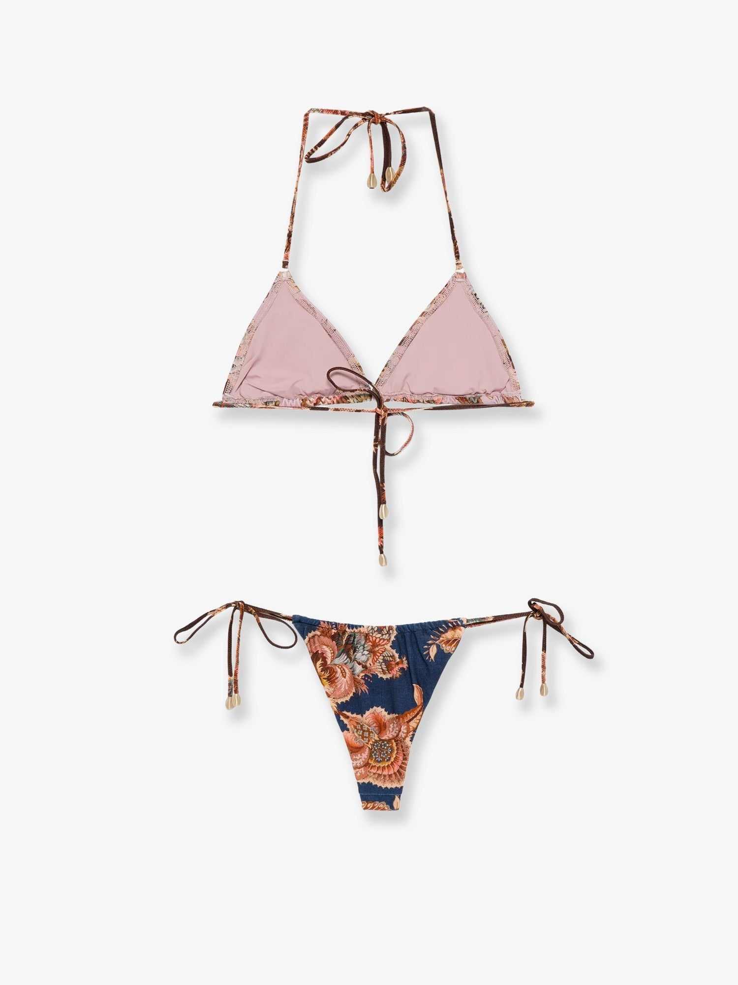 ZIMMERMANN ZIMMERMANN - Aster nylon bikini with paisley print