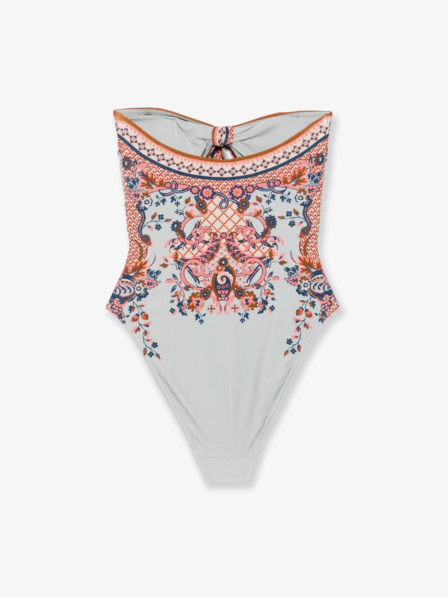 ZIMMERMANN ZIMMERMANN - Aster one-piece shiny nylon swimsuit with paisley print