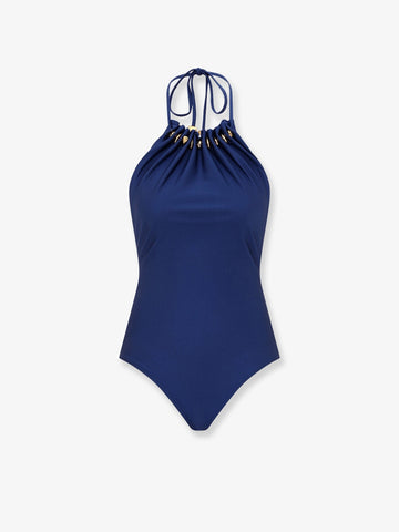 ZIMMERMANN ZIMMERMANN - Aster one-piece swimsuit in shiny nylon with bead detail
