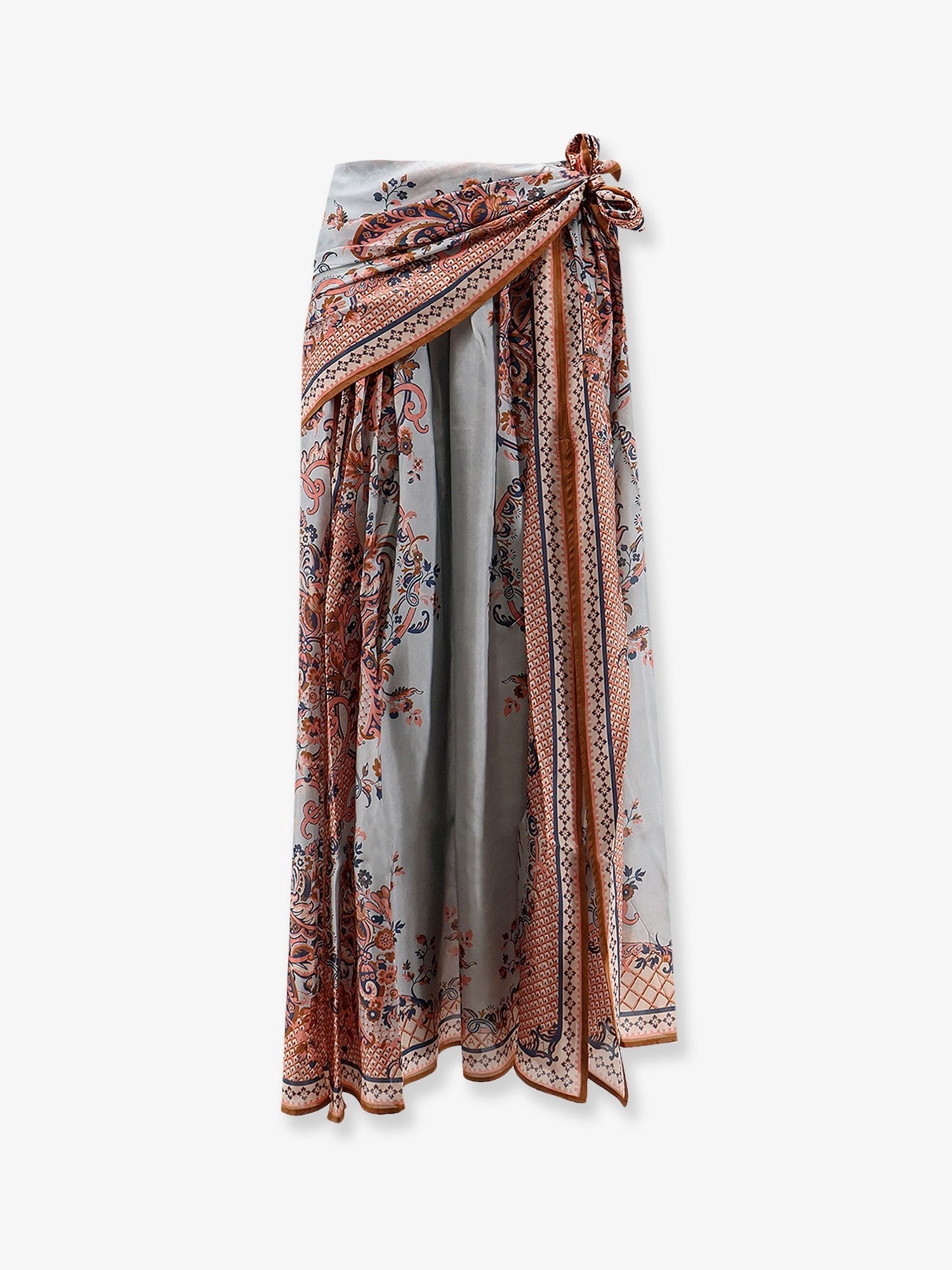 ZIMMERMANN ZIMMERMANN - Aster silk midi skirt with paisley print
