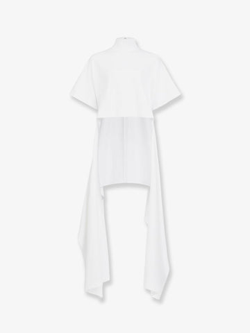 ALAIA - Asym cotton blend t-shirt