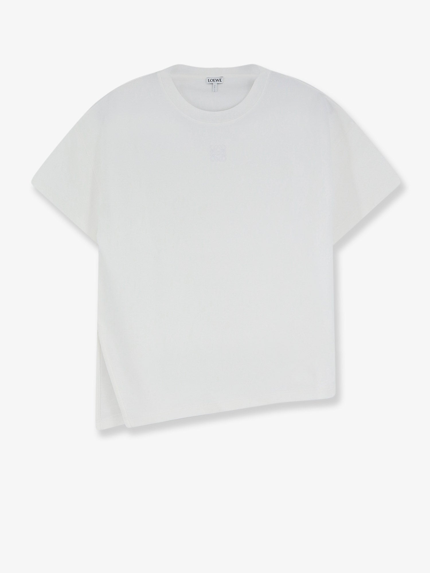 LOEWE - Asymmetric cotton blend t-shirt