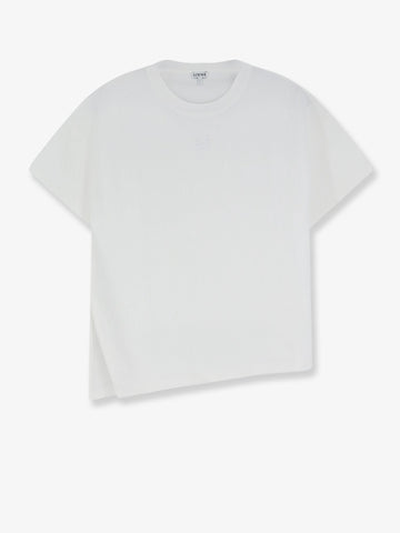 LOEWE - Asymmetric cotton blend t-shirt