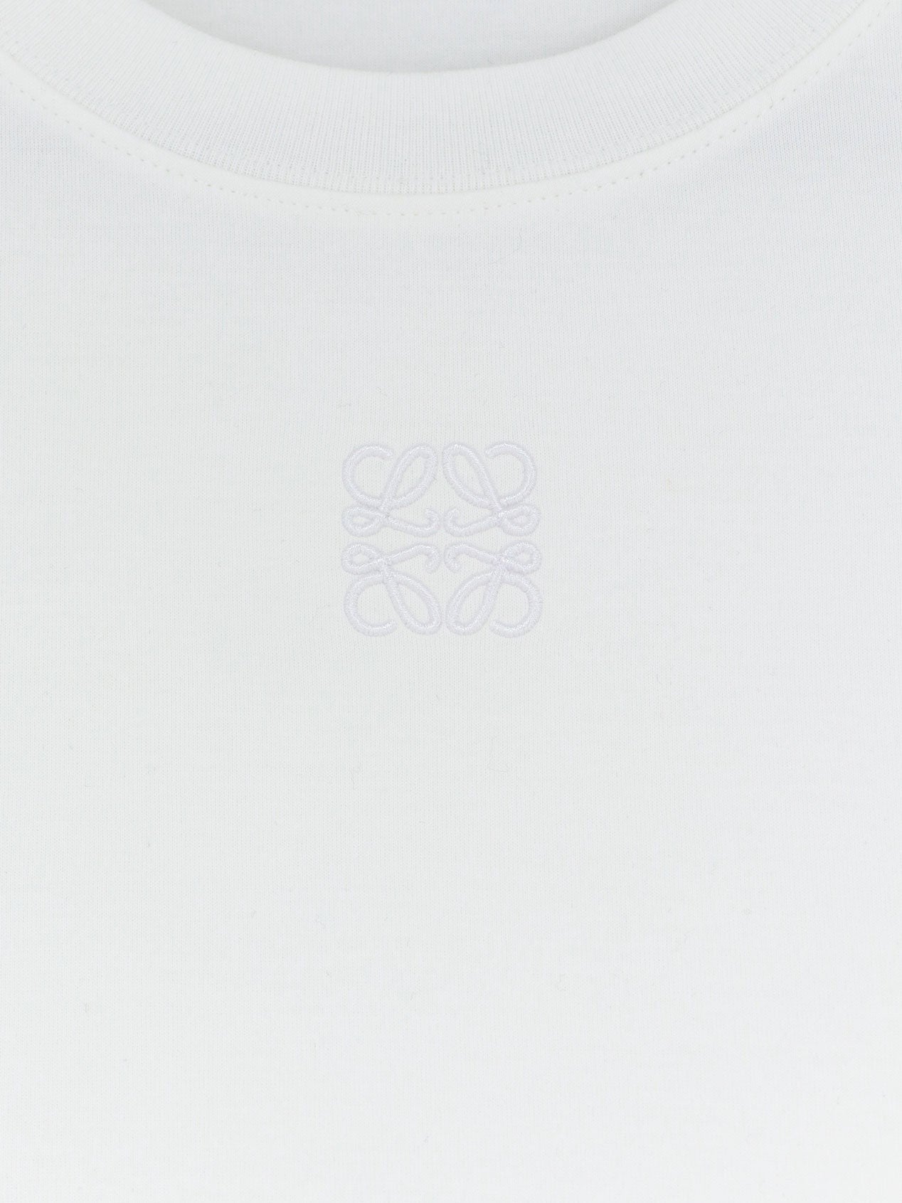 LOEWE - Asymmetric cotton blend t-shirt