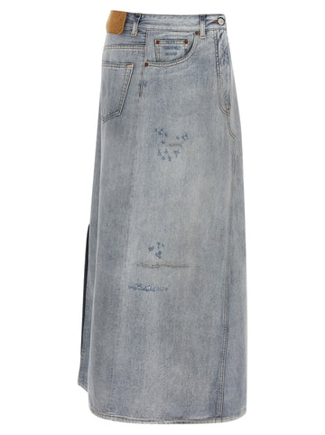 MM6 MAISON MARGIELA - Asymmetrical construction skirt