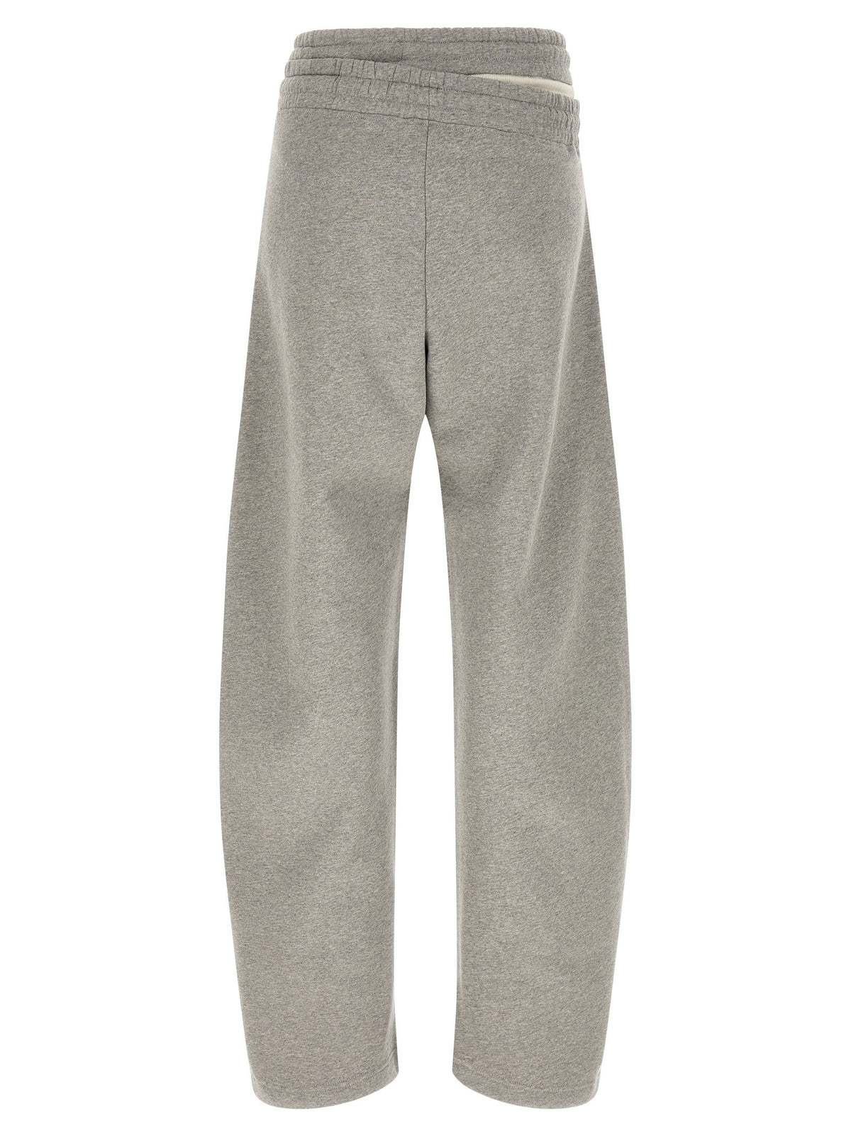 The Attico - Asymmetrical double waist trousers