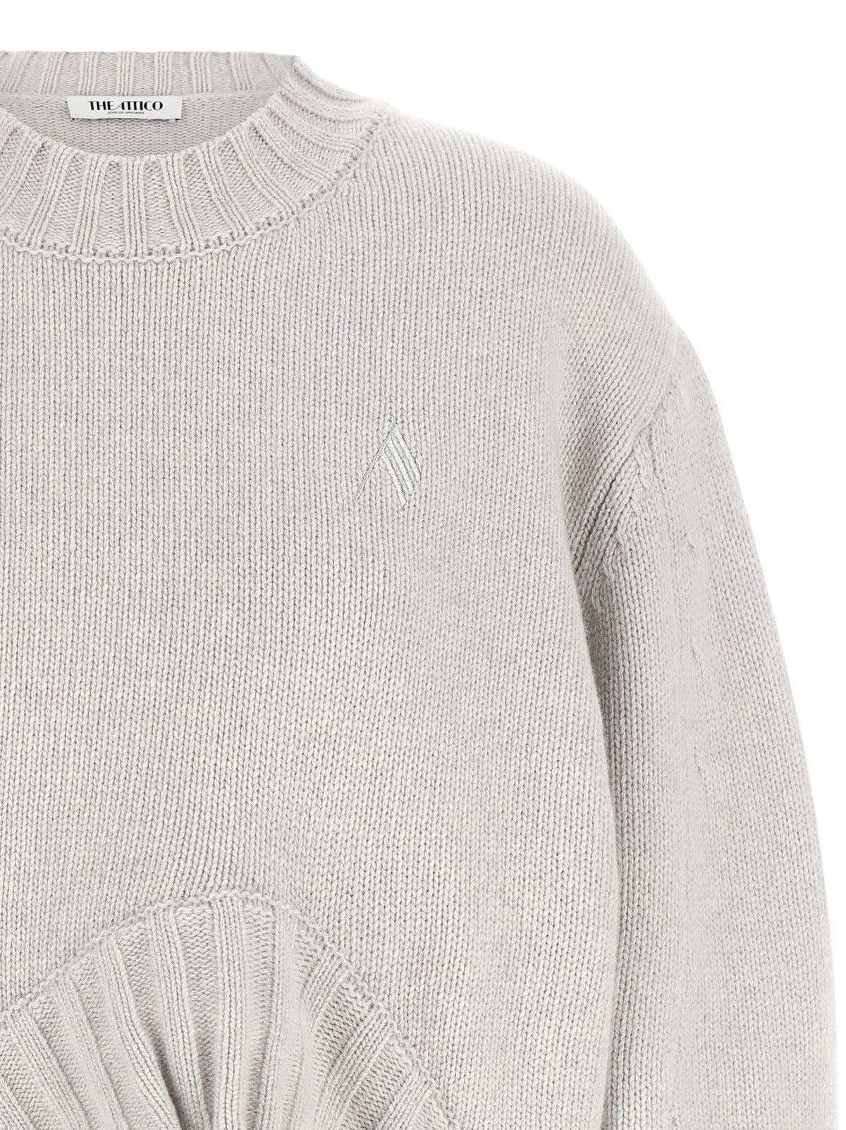 The Attico - Asymmetrical hem sweater