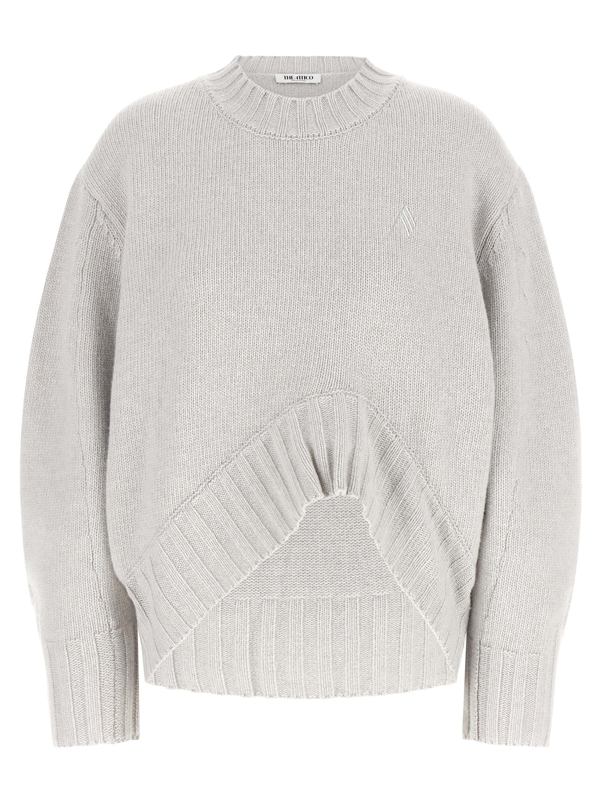 The Attico - Asymmetrical hem sweater