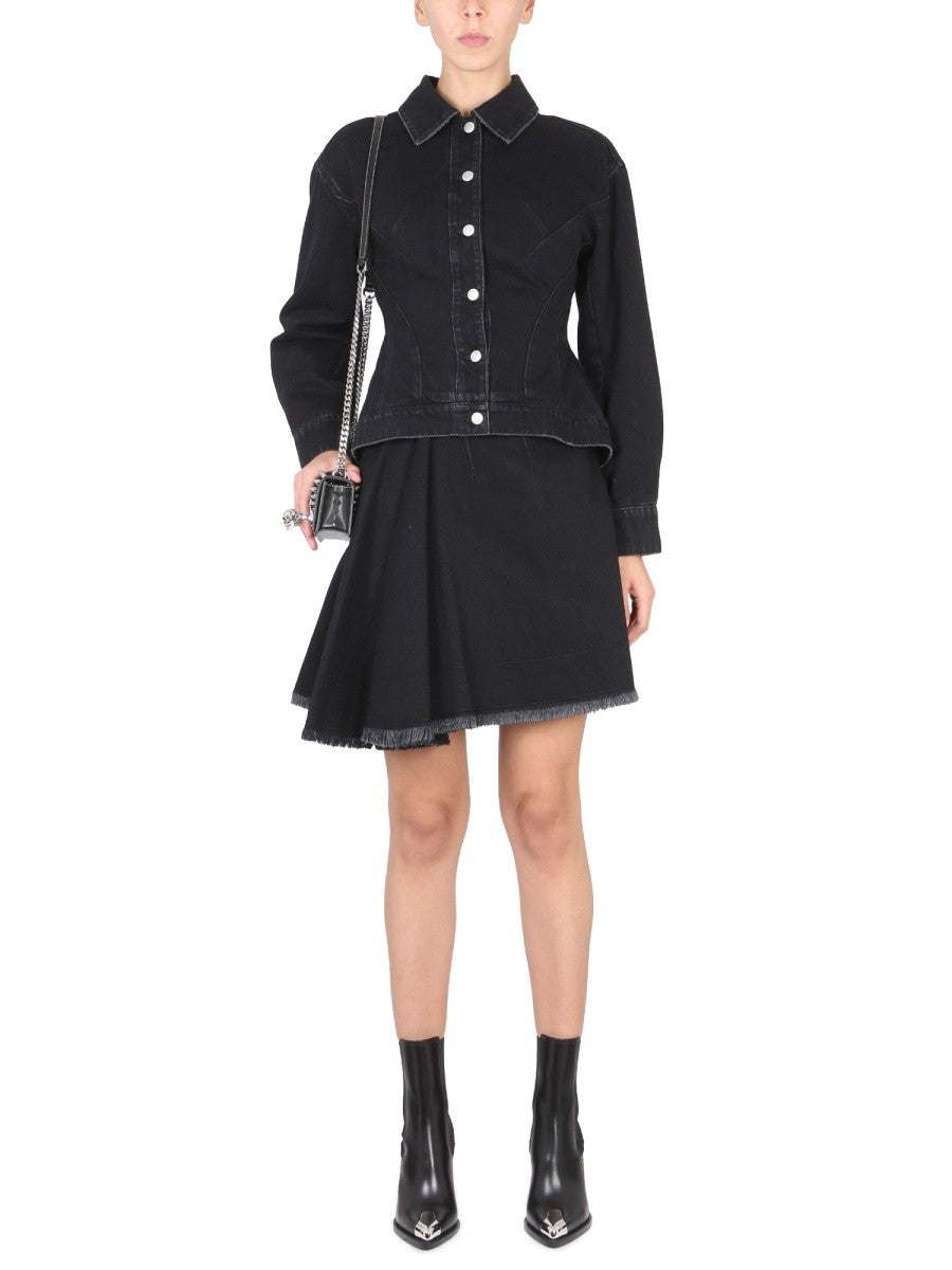 Alexander Mcqueen Alexander Mcqueen - ASYMMETRICAL MINI SKIRT