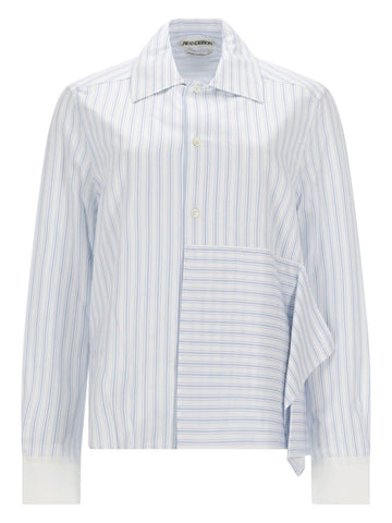 jw anderson jw anderson - ASYMMETRICAL SHIRT WITH DRAPING