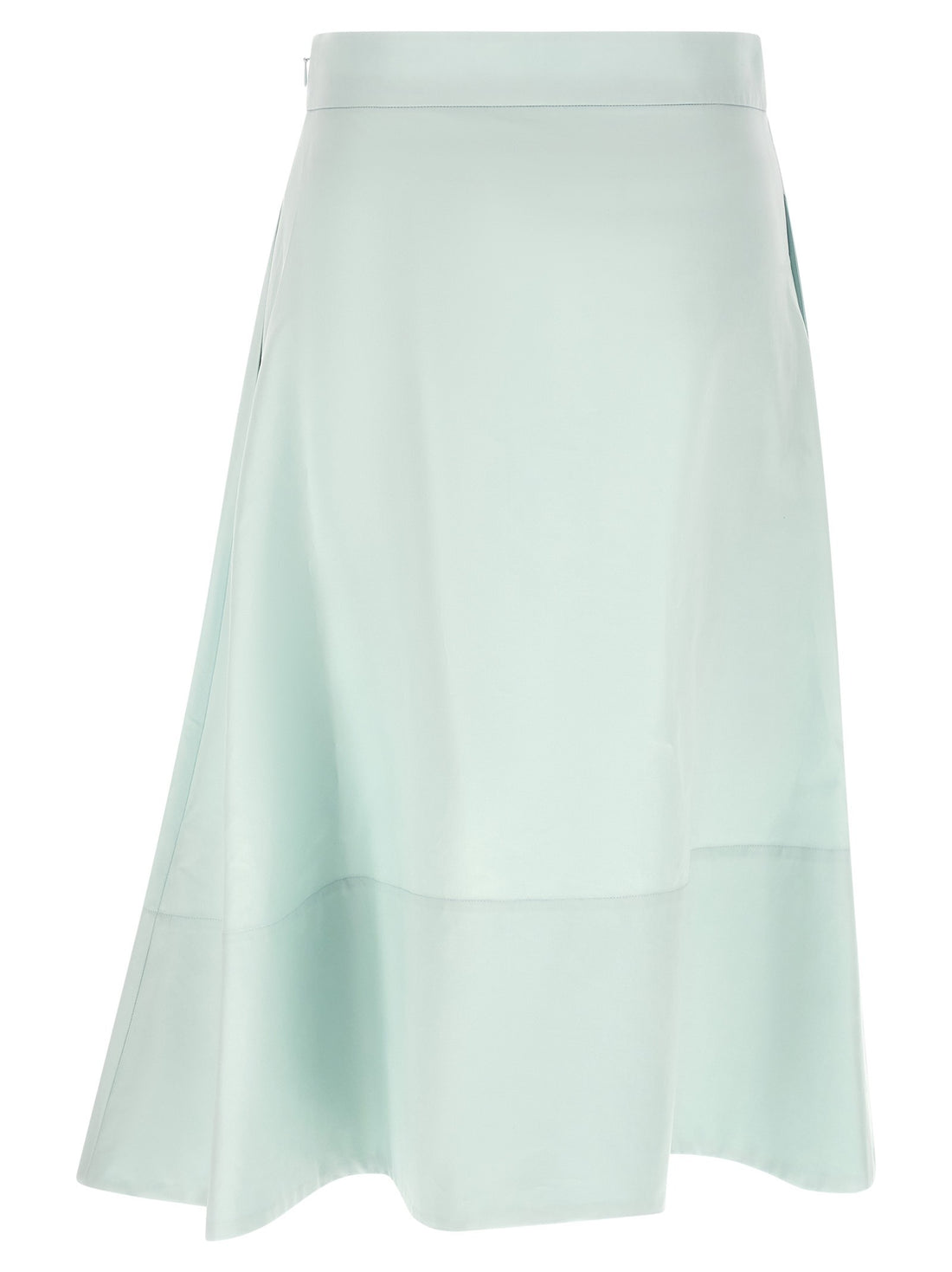 JIL SANDER - Asymmetrical skirt Light Blue 32 DE