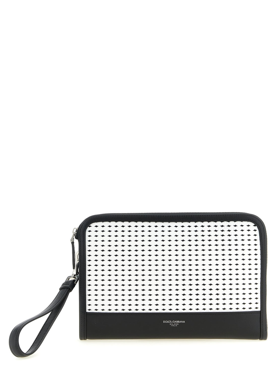 Dolce & Gabbana - 'Atene' clutch White Black U
