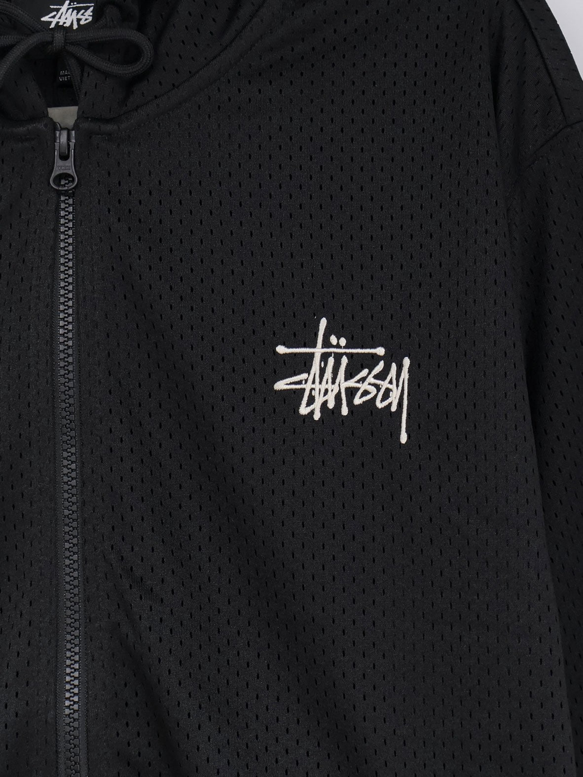 STUSSY STUSSY - Athletic Mesh sweatshirt with hood