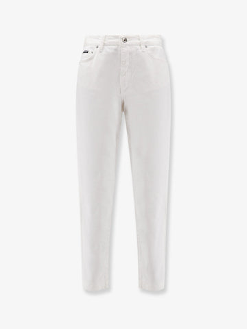 Dolce & Gabbana Audrey white denim trousers